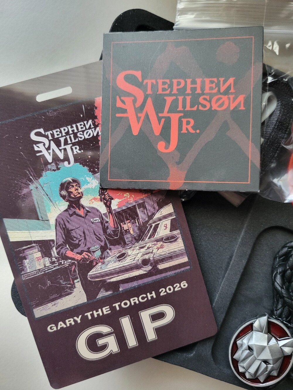 Stephen Wilson Jr.'s VIP  GIP Concert Merch Swag Bolo Lanyard Patch Guitar Picks - Picture 4 of 15